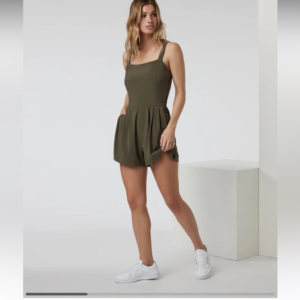 Vuori Olive Green Jumpsuit